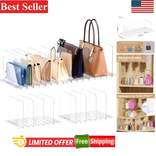 Clear stackable bag purse - &,