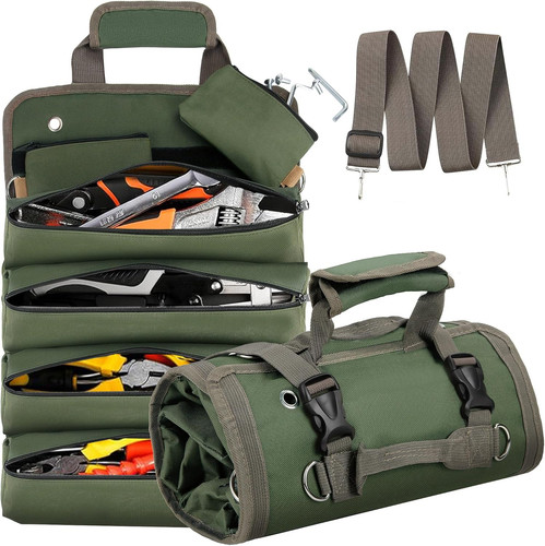 Roll tool bag - up,